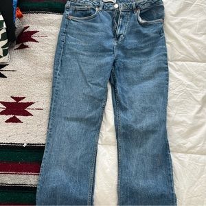 ZARA medium wash bootcut jeans, size 40 (fits like a US 8)